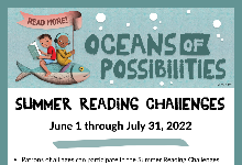 [flyer: Summer Reading Challenge]